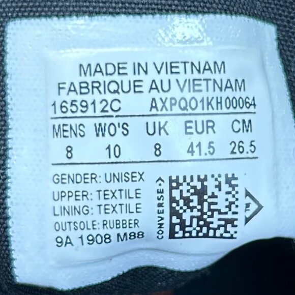 Converse Chuck 70 High Top Patchwork Blocked 8 Men 10 Women Sneaker - Picture 8 of 9